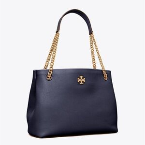NWT Tory Burch Kira Tote Bag NAVY